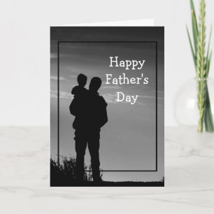 Lycklig Fars dag Pappa, jag tittar upp mot dig Kort