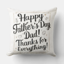 Lycklig Fars dag, Pappa! Pillow