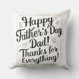 Lycklig Fars dag, Pappa! Pillow Kudde
