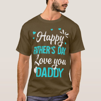 Lycklig Fars dag pappa till barn i Pappa 1 T Shirt
