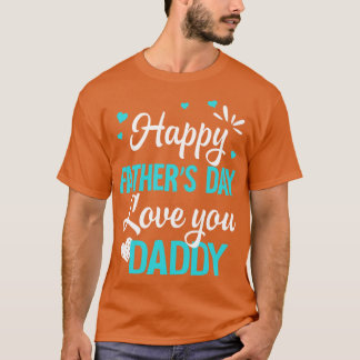 Lycklig Fars dag pappa till barn i Pappa T Shirt