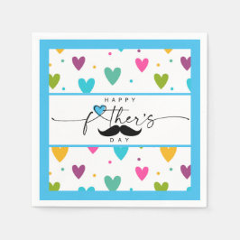 Lycklig Fars dag Pappersservett