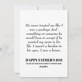 Lycklig Fars dag: Patient med Mamma-kort Inbjudningar