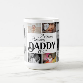 Lycklig Fars dag Photo Collage Morphing Mugg