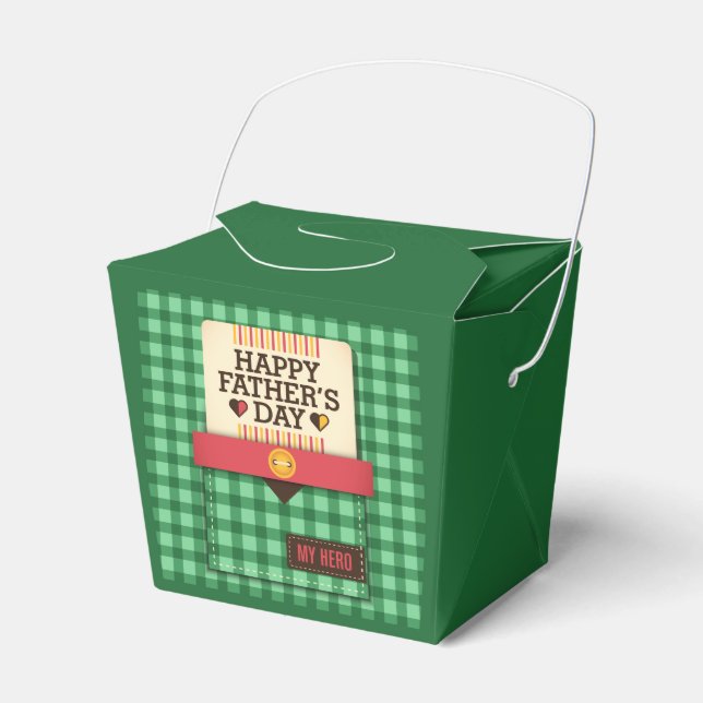 Lycklig Fars dag Presentaskar (Framsidan Sidan)