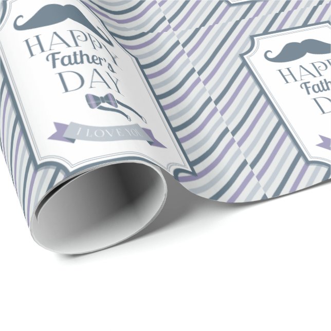 Lycklig Fars dag Presentpapper (Rullad Hörn)