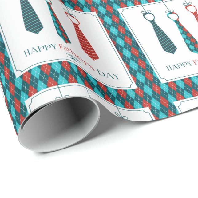 Lycklig Fars dag Presentpapper (Rullad Hörn)