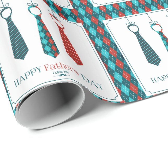 Lycklig Fars dag Presentpapper (Rullad Hörn)