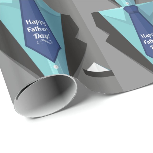 Lycklig Fars dag Presentpapper (Rullad Hörn)