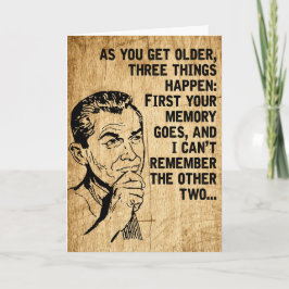 Lycklig Fars dag Retro Rustic Pappa Humor Kort