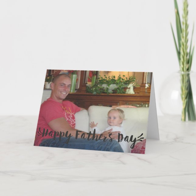 Lycklig Fars dag-skript Kort (Framsida)