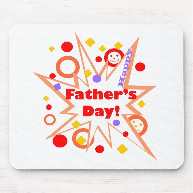 Lycklig Fars dag Stänk Musmatta (Framsidan)