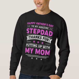 Lycklig Fars dag Steg Pappa 6 Lång Ärmad Tröja
