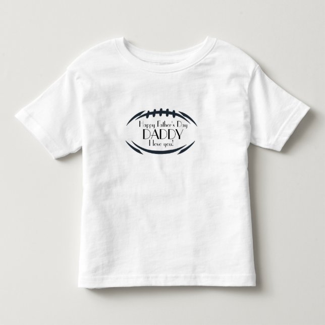 Lycklig Fars dag T Shirt (Framsida)