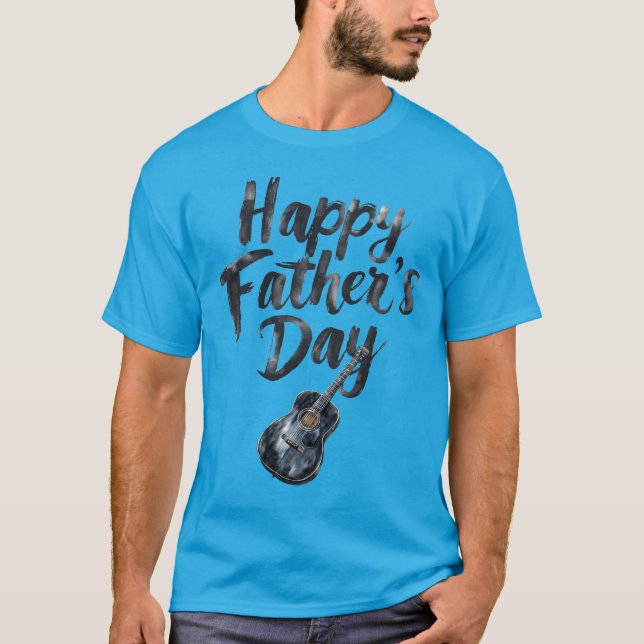 Lycklig Fars dag T Shirt (Framsida)