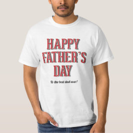 Lycklig Fars dag T Shirt