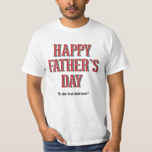Lycklig Fars dag T Shirt