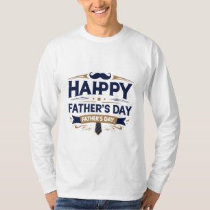 Lycklig Fars dag T-Shirt Perfekt Gift för Pappa