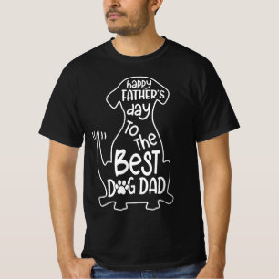 Lycklig Fars dag till bästa Hund Pappa T Shirt