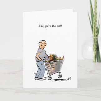 Lycklig Fars dag till bästa Pappa! Kort