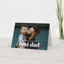Lycklig Fars dag till bästa Pappa någonsin Hälsnin