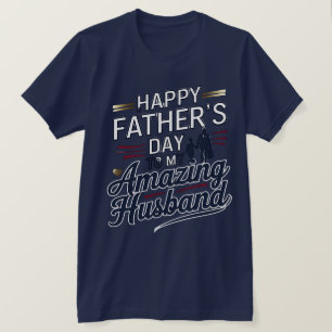 Lycklig Fars dag till min Fantastisk Make - Elegan T Shirt