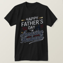 Lycklig Fars dag till min Fantastisk Make - Elegan T Shirt