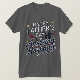 Lycklig Fars dag till min Fantastisk Make - Elegan T Shirt