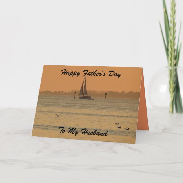 Lycklig Fars dag, till min Make Kort (Framsida)