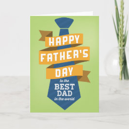 Lycklig Fars dag till världens bästa Pappa Kort