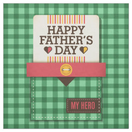 Lycklig Fars dag Tyg