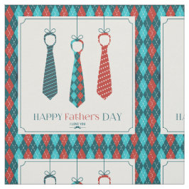 Lycklig Fars dag Tyg