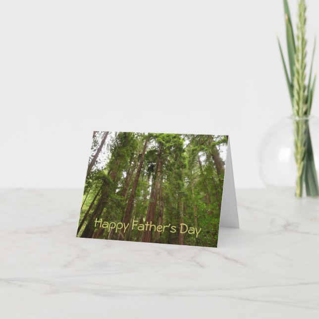 Lycklig Fars dag upp till Redwood Card Kort (Framsida)