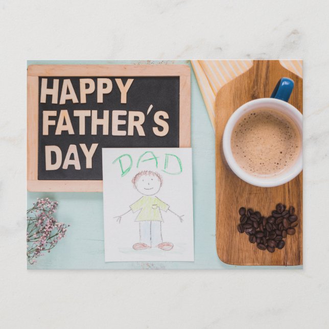 Lycklig Fars dag Vykort (Framsida)