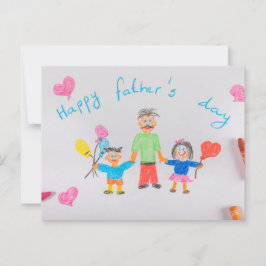 Lycklig Fars dag Vykort