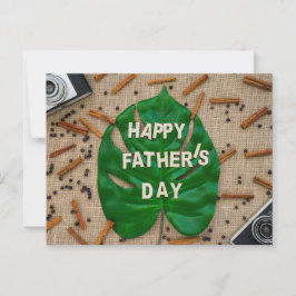 Lycklig Fars dag Vykort