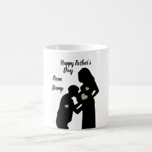 Lycklig fars dagpappa från bula kaffemugg