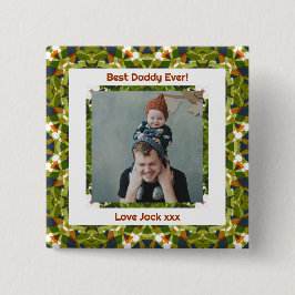 Lycklig Far's Day Best Pappa Pappa Aldrig Grönt Ph Knapp