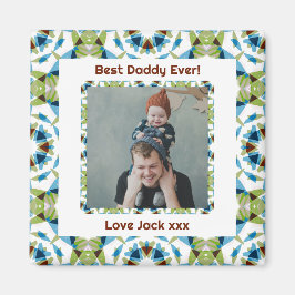 Lycklig Far's Day Best Pappa Pappa Aldrig Grönt Ph Magnet