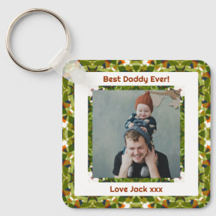 Lycklig Far's Day Best Pappa Pappa Aldrig Grönt Ph Nyckelring