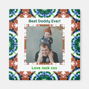 Lycklig Far's Day Best Pappa Pappa Pappa Aldrig Fo Magnet