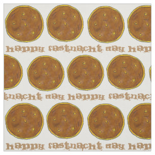 Lycklig Fasnacht Fastnacht Day Påsk Lent Donut Tyg