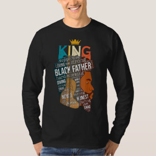Lycklig Fatheru2019s Day Black Far Kung Afro Afri T Shirt