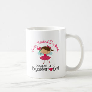 Lycklig felik storasyster som är T-tröja Kaffemugg