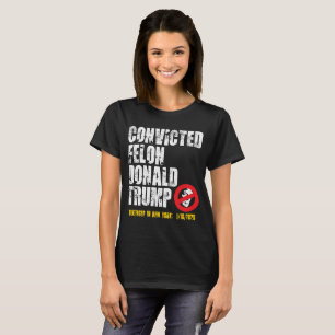 Lycklig Felons dag Donald Trump T Shirt