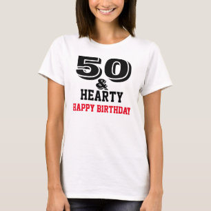 Lycklig femtionde födelsedag t shirt