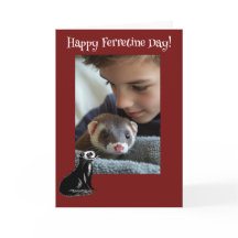 Lycklig Ferretine's Day Ferret Valentine