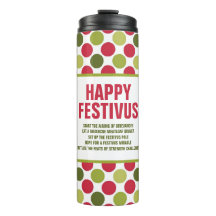 Lycklig Festivus Resemugg/Thermal Tumbler av ©NHC