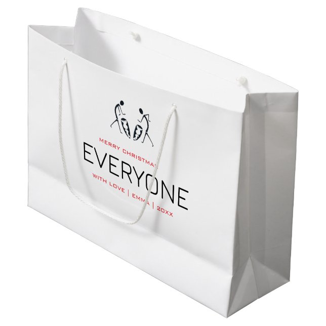 Lycklig Firande jul (Framsidan Vinklad)