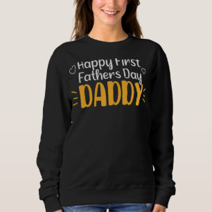 Lycklig First Fars dag pappa Fars dag T Shirt